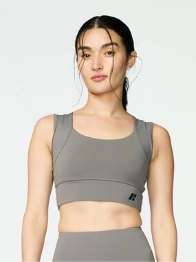 Forme Power Bra in Stone Grey, Size XS Women’s